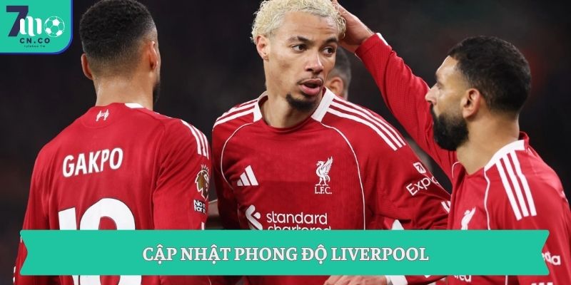 Cập nhật phong độ Liverpool