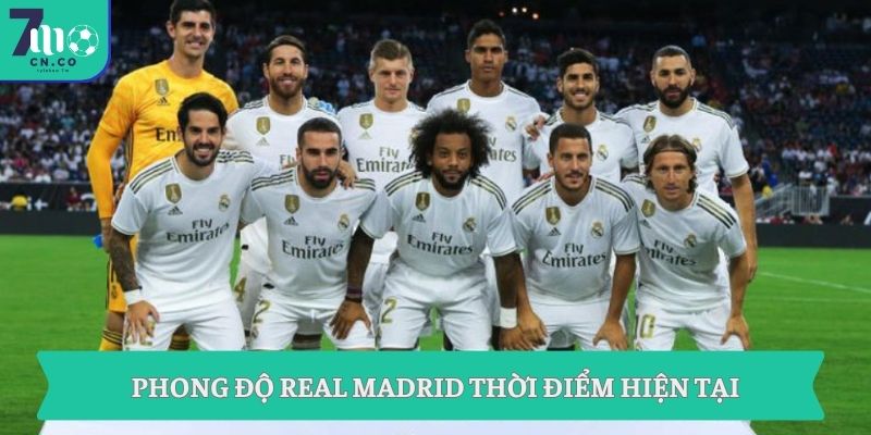 Phong độ Real Madrid thời điểm hiện tại