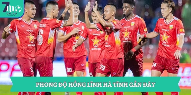 Soi kèo SLNA vs Hồng Lĩnh Hà Tĩnh (17h00 ngày 04/05 – V-League) 8 Phong độ Hồng Lĩnh Hà Tĩnh gần đây