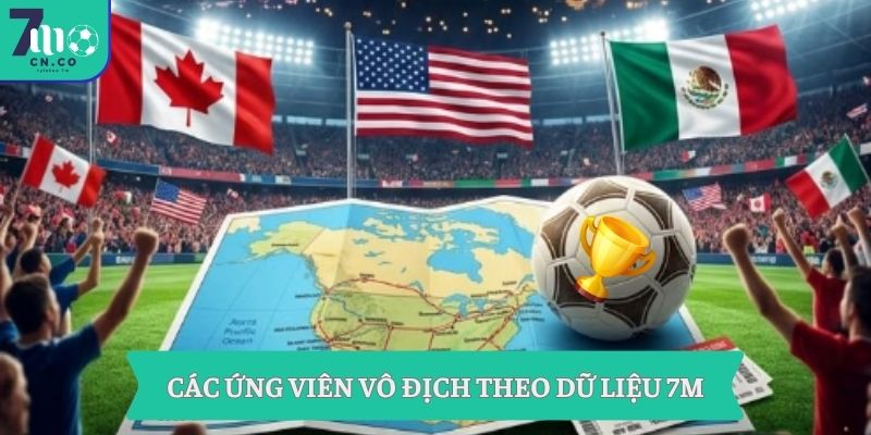 Các ứng viên vô địch theo dữ liệu 7m