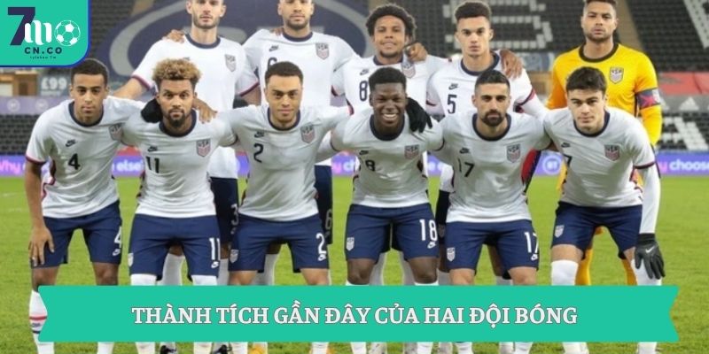 Soi kèo Mỹ vs Paraguay (06h00 ngày 13/06 – World Cup 2026) 7 Thành tích gần đây của hai đội bóng