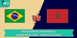 Soi kèo Brazil vs Morocco (06h00 ngày 14/06 – World Cup 2026)