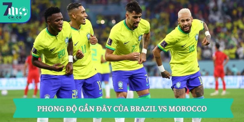 Phong độ gần đây của Brazil vs Morocco